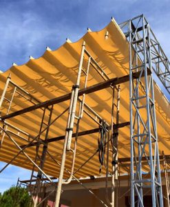 BẠT MÁI XẾP 350K/1M2 BẠT MYUNGSUNG HÀN QUỐC 3 LỚP